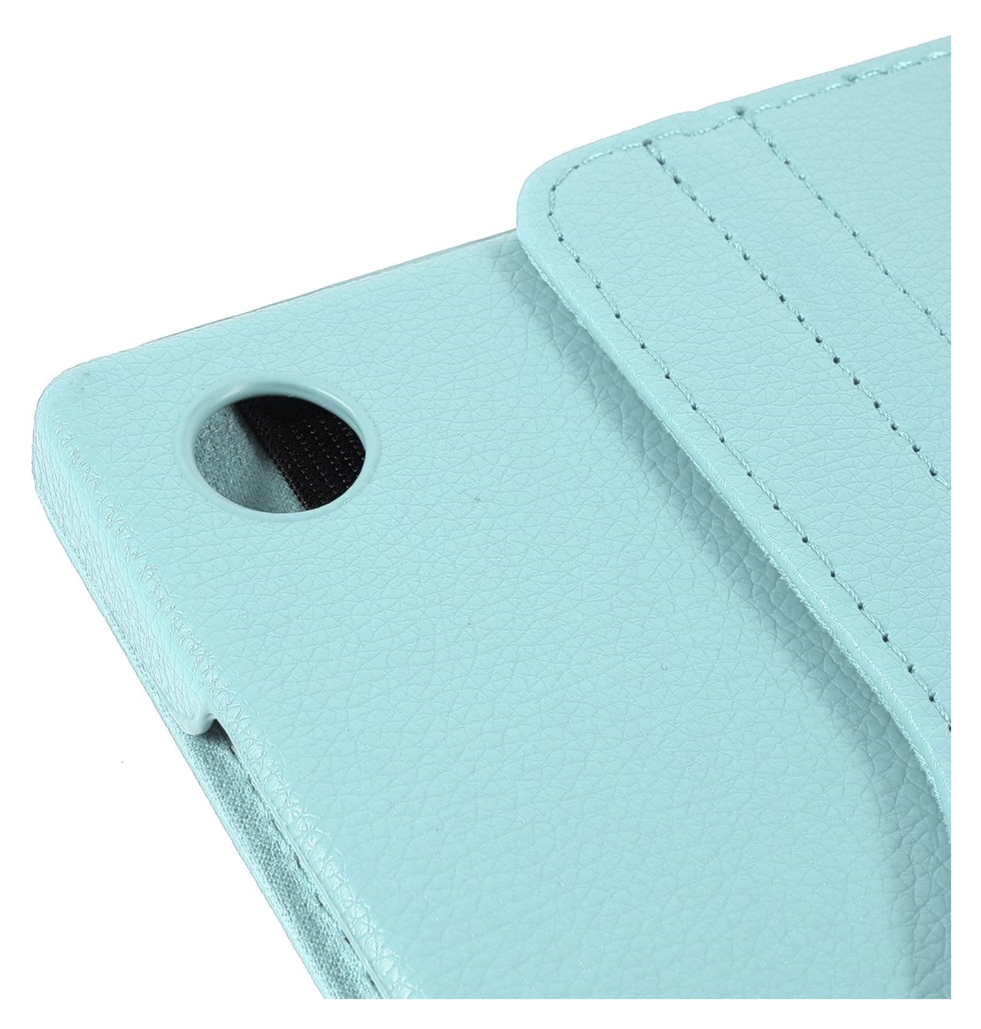Samsung Galaxy Tab A11 Plus Hoes 360° Draaibare Book Case Lichtblauw afbeelding 6