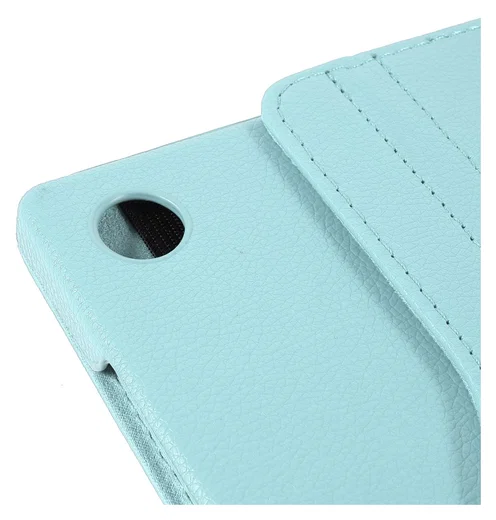 Samsung Galaxy Tab A11 Plus Hoes 360° Draaibare Book Case Lichtblauw afbeelding 6