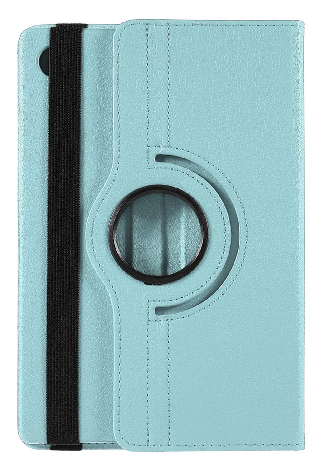 Samsung Galaxy Tab A11 Plus Hoes 360° Draaibare Book Case Lichtblauw afbeelding 9