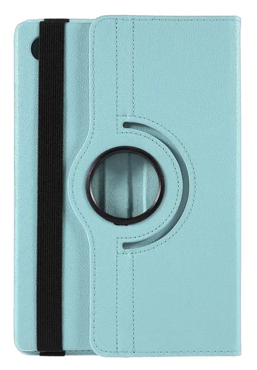 Samsung Galaxy Tab A11 Plus Hoes 360° Draaibare Book Case Lichtblauw afbeelding 9