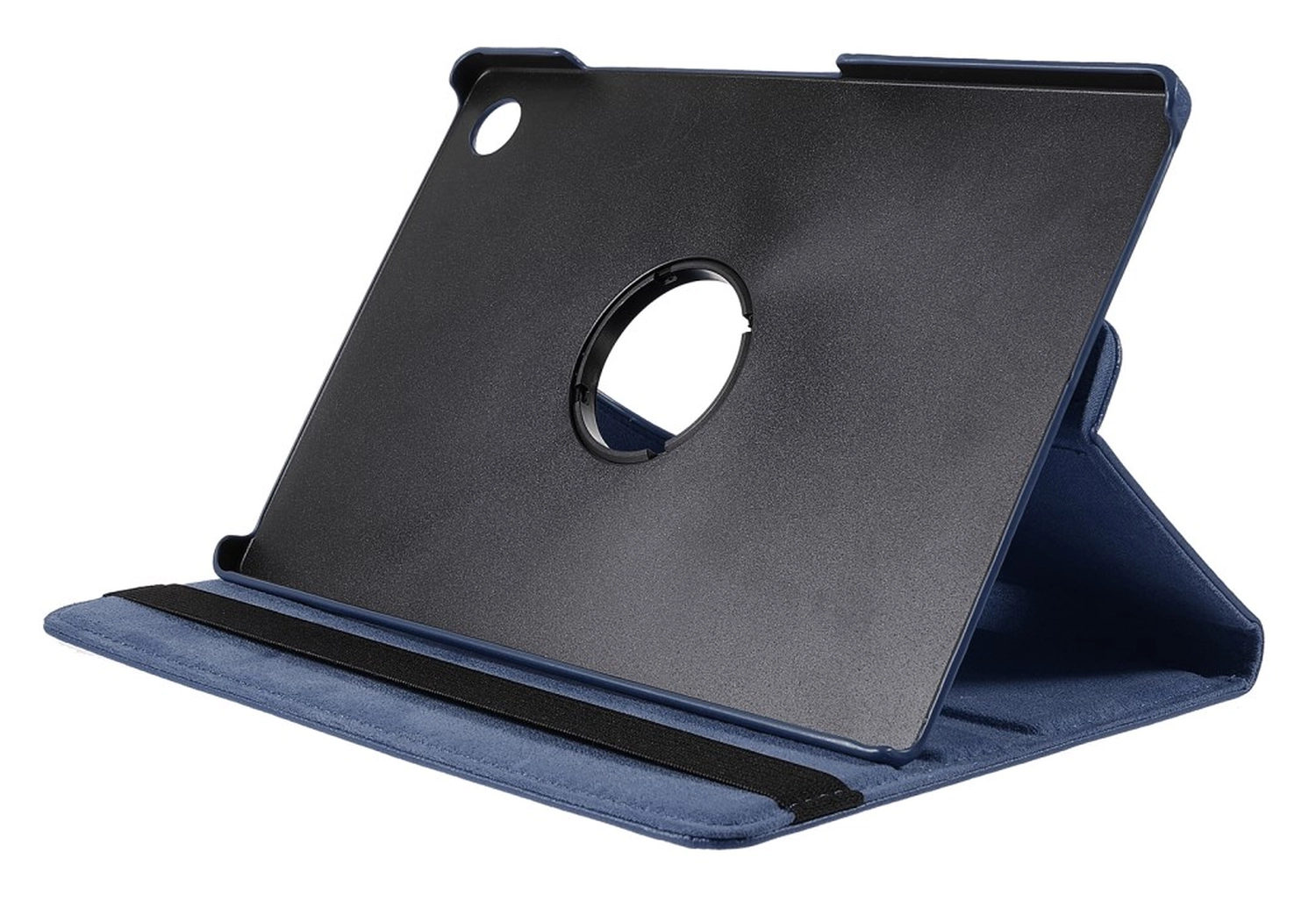 Samsung Galaxy Tab A11 Plus Hoes 360° Draaibare Book Case Blauw afbeelding 3