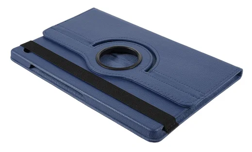 Samsung Galaxy Tab A11 Plus Hoes 360° Draaibare Book Case Blauw afbeelding 5