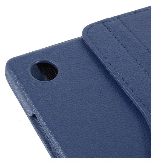 Samsung Galaxy Tab A11 Plus Hoes 360° Draaibare Book Case Blauw afbeelding 6