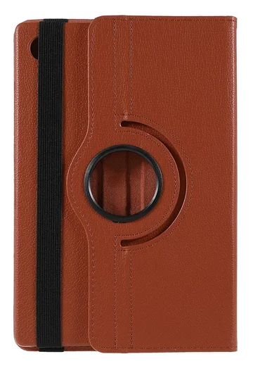 Samsung Galaxy Tab A11 Plus Hoes 360° Draaibare Book Case Bruin afbeelding 9