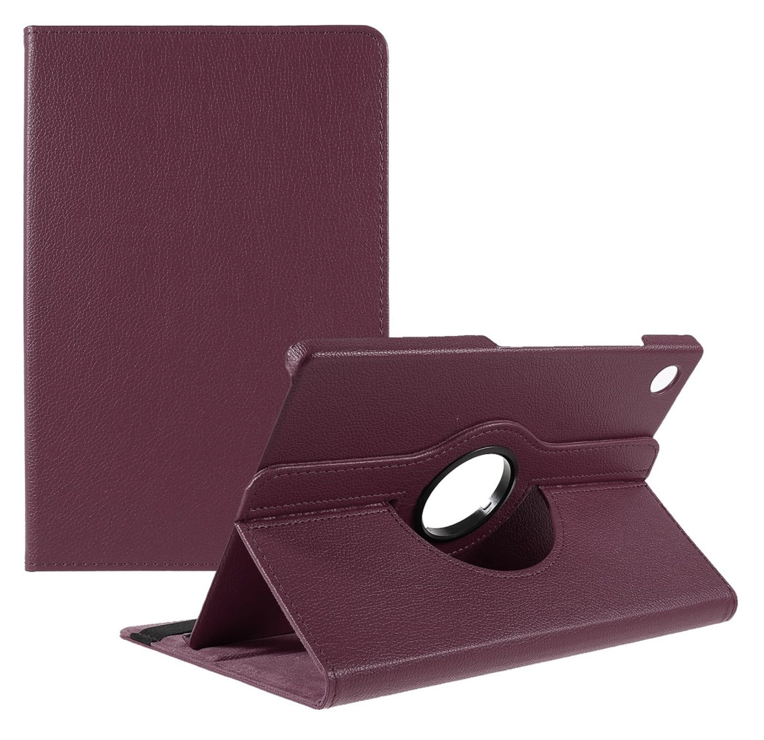 Samsung Galaxy Tab A11 Plus Hoes 360° Draaibare Book Case Paars afbeelding 1