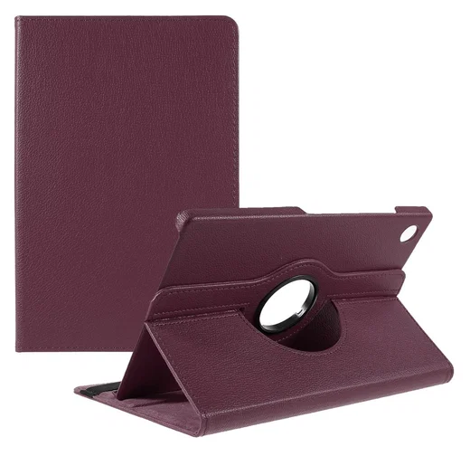 Samsung Galaxy Tab A11 Plus Hoes 360° Draaibare Book Case Paars afbeelding 1