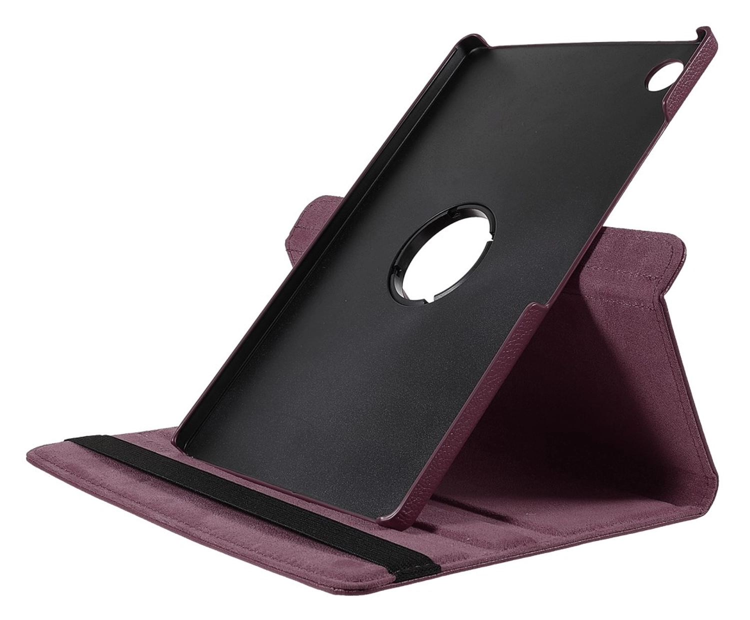 Samsung Galaxy Tab A11 Plus Hoes 360° Draaibare Book Case Paars afbeelding 2