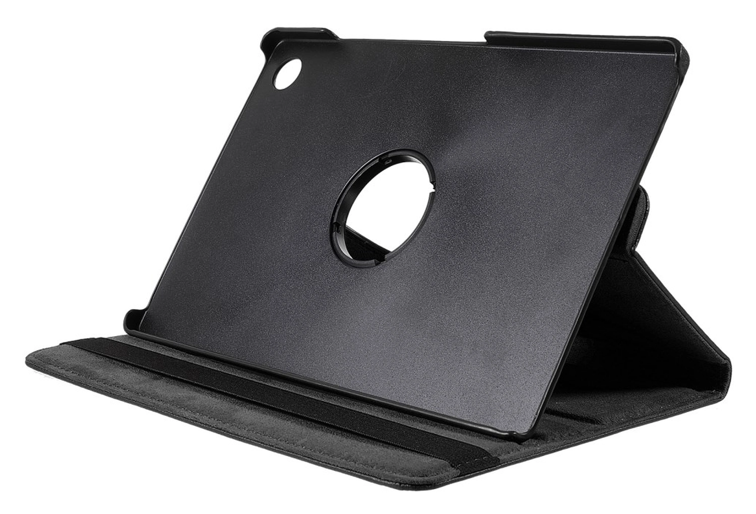 Samsung Galaxy Tab A9 Plus Hoes 360° Draaibare Book Case Zwart afbeelding 3
