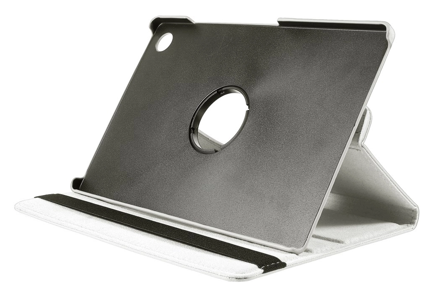Samsung Galaxy Tab A9 Plus Hoes 360° Draaibare Book Case Wit afbeelding 3
