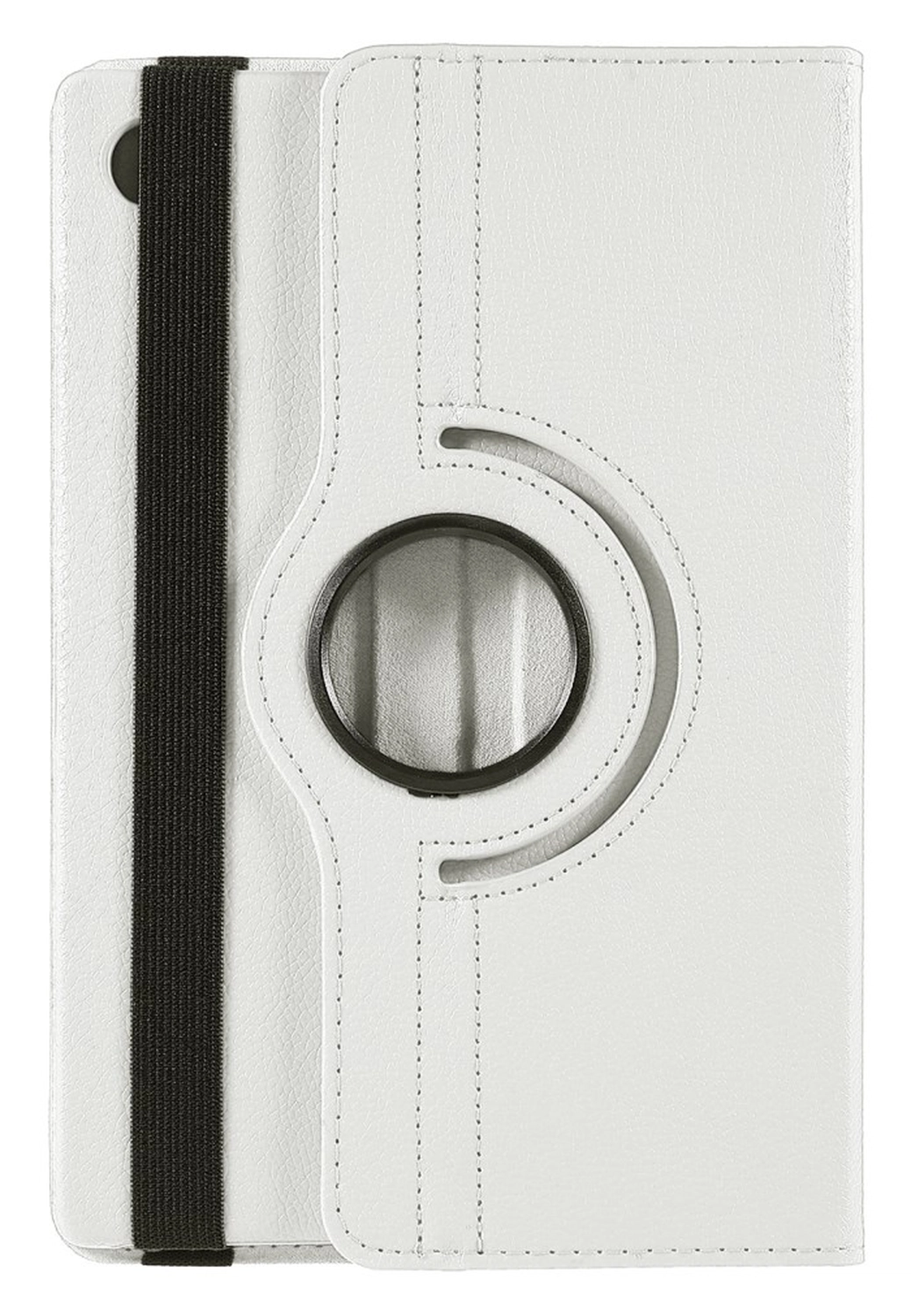 Samsung Galaxy Tab A9 Plus Hoes 360° Draaibare Book Case Wit afbeelding 9