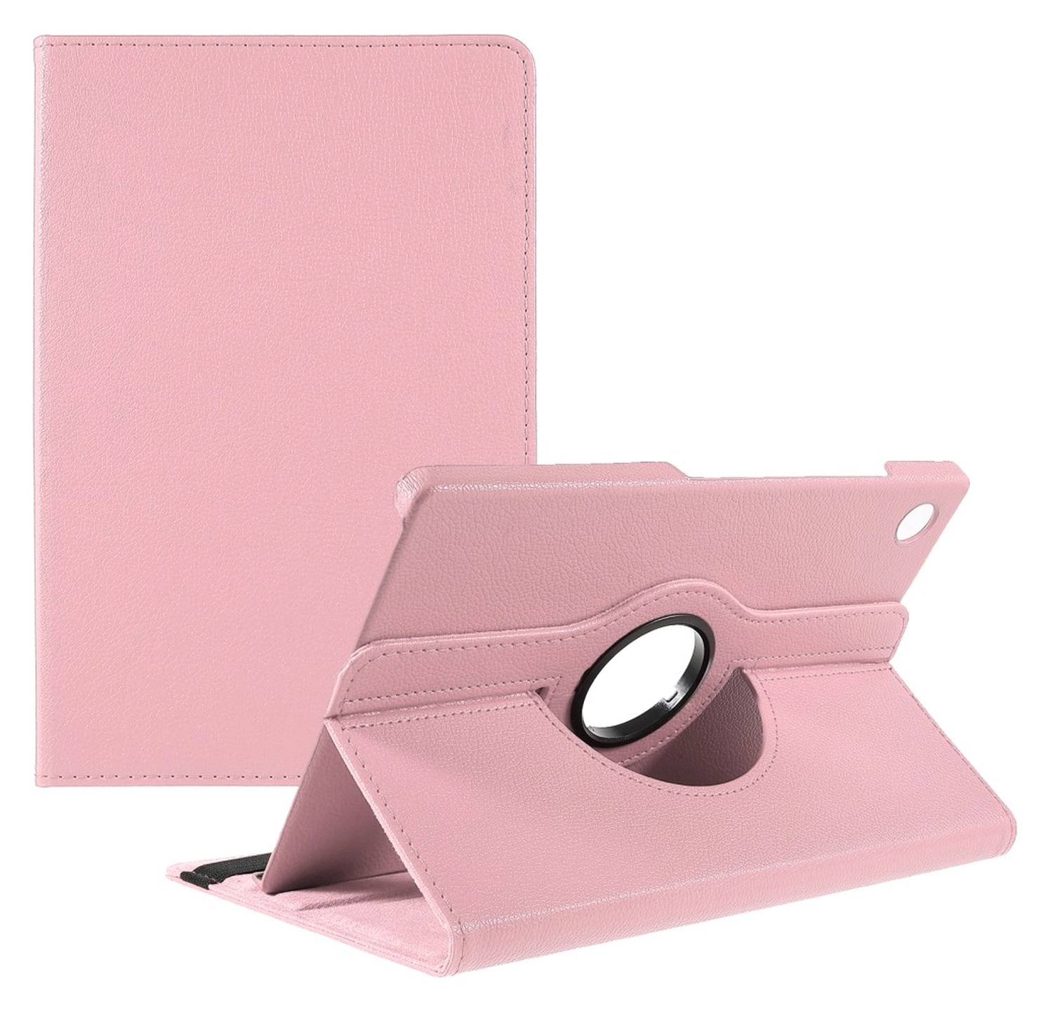 Samsung Galaxy Tab A9 Plus Hoes 360° Draaibare Book Case Roze afbeelding 1
