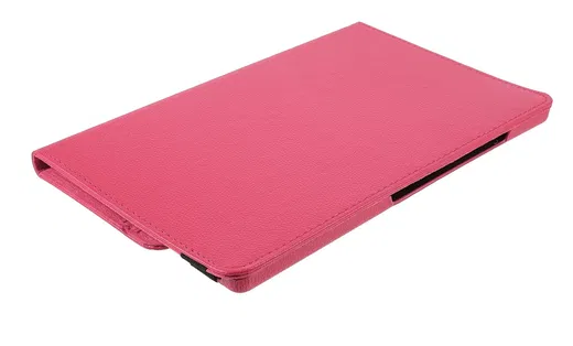 Samsung Galaxy Tab A9 Plus Hoes 360° Draaibare Book Case Rood Roze afbeelding 7