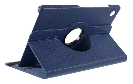 Samsung Galaxy Tab A9 Plus Hoes 360° Draaibare Book Case Blauw afbeelding 4