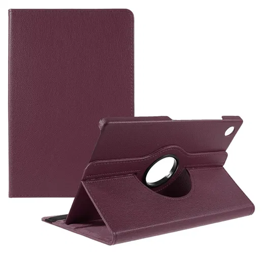 Samsung Galaxy Tab A9 Plus Hoes 360° Draaibare Book Case Paars afbeelding 1