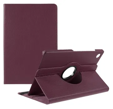 Samsung Galaxy Tab A9 Plus Hoes 360° Draaibare Book Case Paars