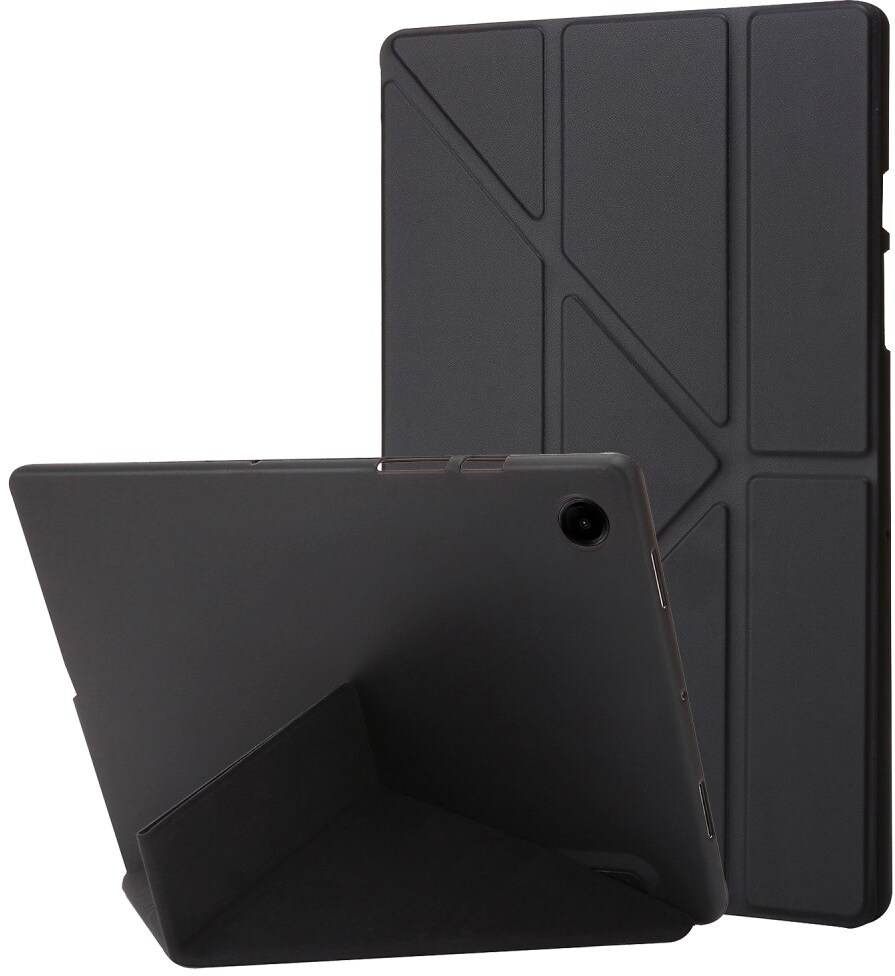 Samsung Galaxy Tab A11 Plus / Tab A9 Plus Origami Standaard Bookcase Zwart afbeelding 1