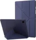 Samsung Galaxy Tab A11 Plus / Tab A9 Plus Origami Standaard Bookcase Donkerblauw