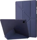 Samsung Galaxy Tab A11 Plus / Tab A9 Plus Origami Standaard Bookcase Donkerblauw