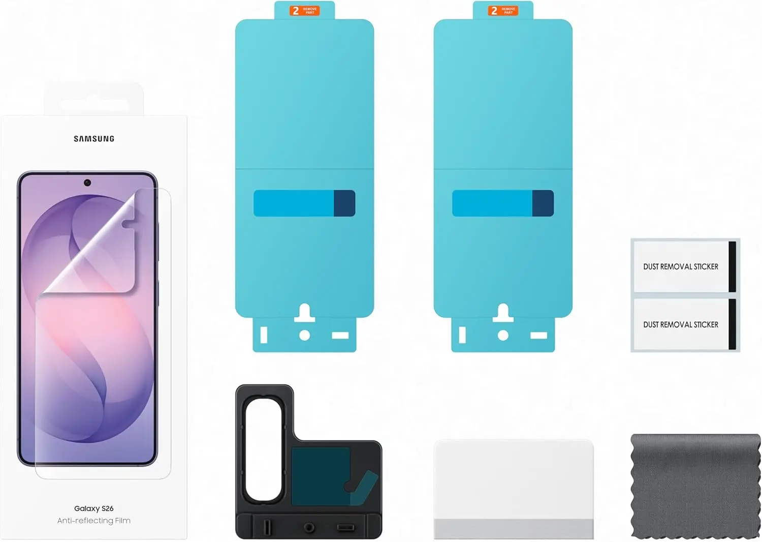 Originele Samsung Galaxy S26 Screen Protector Display Folie (2-Pack) afbeelding 5