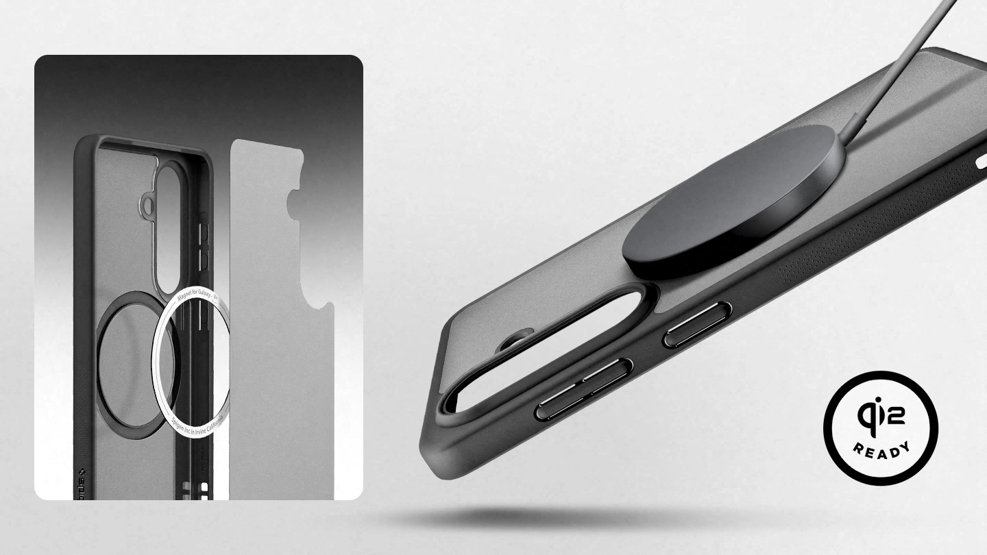 Spigen Capella Magnet Case Samsung Galaxy S26 Hoesje Back Cover Zwart afbeelding 6