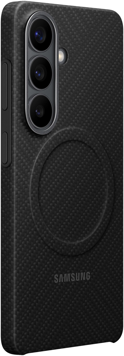 Origineel Samsung Galaxy S26 Hoesje Carbon Magnet Back Cover Zwart afbeelding 2