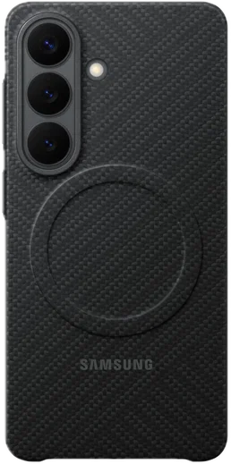 Origineel Samsung Galaxy S26 Hoesje Carbon Magnet Back Cover Zwart afbeelding 1