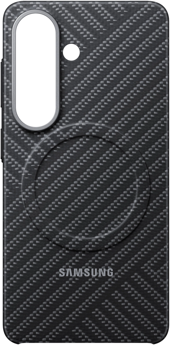 Origineel Samsung Galaxy S26 Hoesje Carbon Magnet Back Cover Grijs afbeelding 3