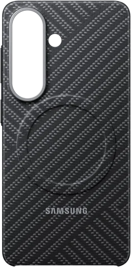 Origineel Samsung Galaxy S26 Hoesje Carbon Magnet Back Cover Grijs afbeelding 3