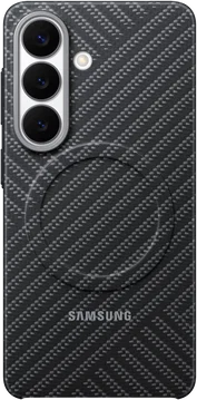 Origineel Samsung Galaxy S26 Hoesje Carbon Magnet Back Cover Grijs
