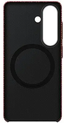 Origineel Samsung Galaxy S26 Hoesje Carbon Magnet Back Cover Rood afbeelding 5
