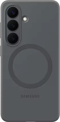 Origineel Samsung Galaxy S26 Hoesje Siliconen Magnet Back Cover Zwart afbeelding 1