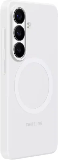 Origineel Samsung Galaxy S26 Hoesje Siliconen Magnet Back Cover Wit afbeelding 2