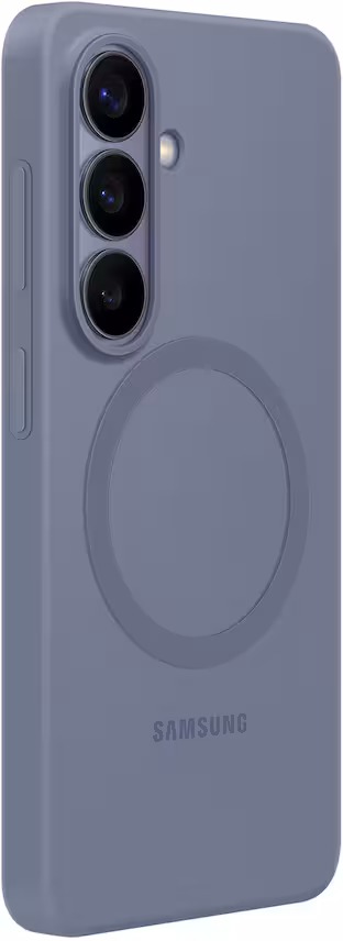 Origineel Samsung Galaxy S26 Hoesje Siliconen Magnet Back Cover Paars afbeelding 2