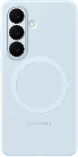 Origineel Samsung Galaxy S26 Hoesje Siliconen Magnet Back Cover Lichtblauw afbeelding 1