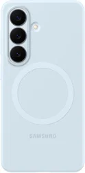 Origineel Samsung Galaxy S26 Hoesje Siliconen Magnet Back Cover Lichtblauw afbeelding