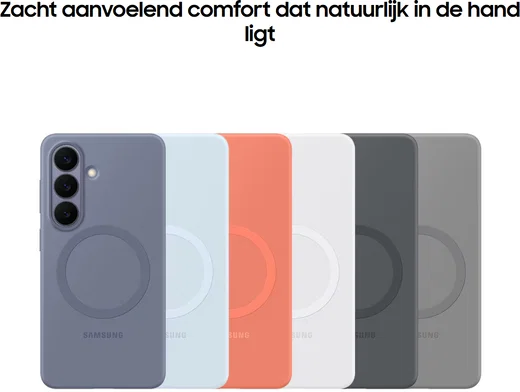 Origineel Samsung Galaxy S26 Hoesje Siliconen Magnet Back Cover Lichtblauw afbeelding 3