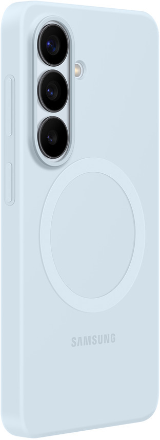 Origineel Samsung Galaxy S26 Hoesje Siliconen Magnet Back Cover Lichtblauw afbeelding 2