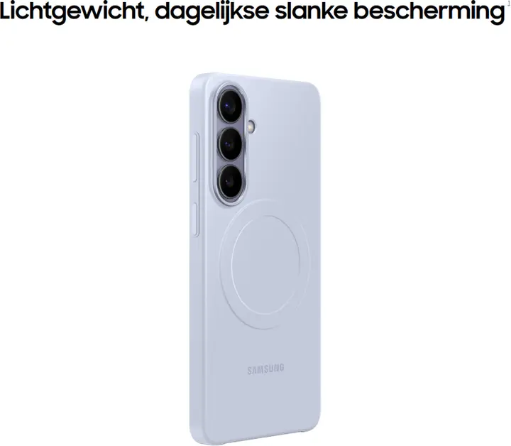 Origineel Samsung Galaxy S26 Hoesje Slim Magnet Back Cover Paars afbeelding 3