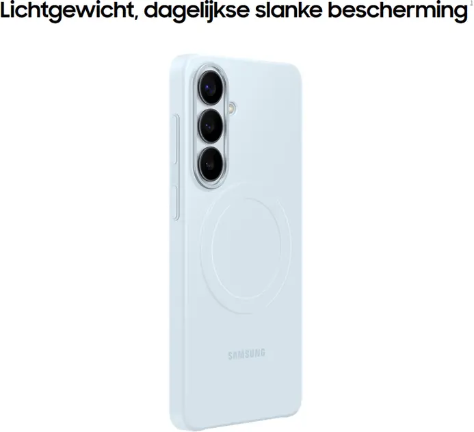 Origineel Samsung Galaxy S26 Hoesje Slim Magnet Back Cover Lichtblauw afbeelding 3