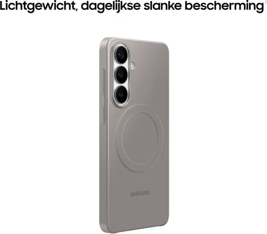 Origineel Samsung Galaxy S26 Hoesje Slim Magnet Back Cover Grijs afbeelding 3