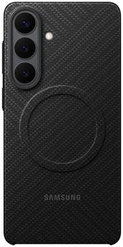 Origineel Samsung Galaxy S26 Plus Hoesje Carbon Magnet Back Cover Zwart