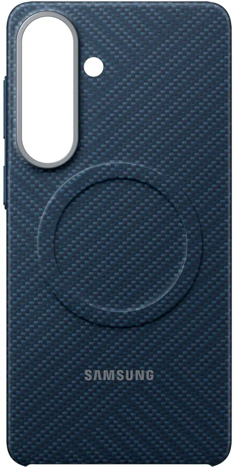 Origineel Samsung Samsung S26 Plus Hoesje Carbon Magnet Back Cover Blauw afbeelding 3