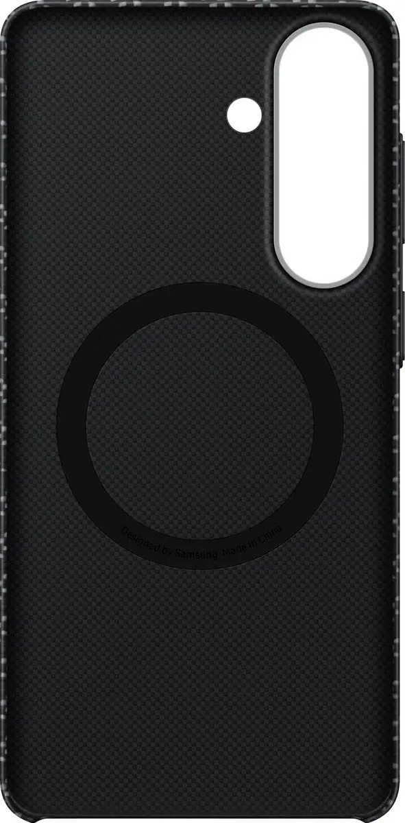 Origineel Samsung Galaxy S26 Plus Hoesje Carbon Magnet Back Cover Grijs afbeelding 4