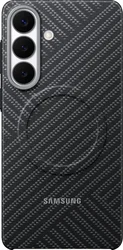 Origineel Samsung Galaxy S26 Plus Hoesje Carbon Magnet Back Cover Grijs afbeelding