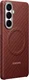 Origineel Samsung Galaxy S26 Plus Hoesje Carbon Magnet Back Cover Rood afbeelding 2