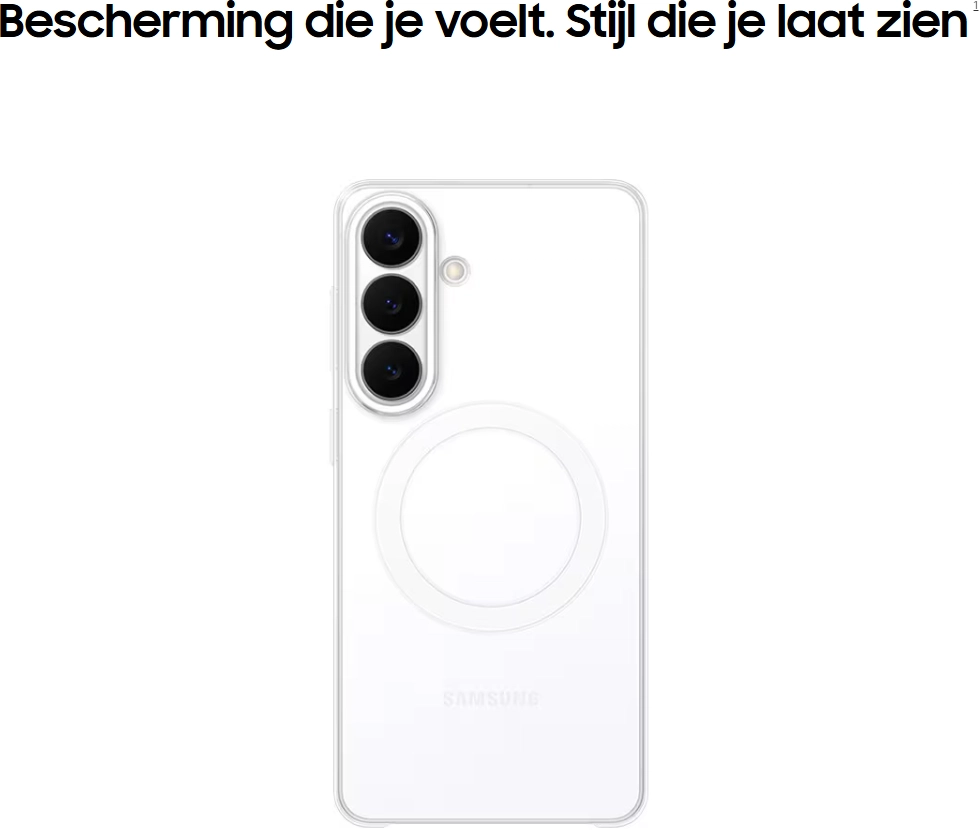 Origineel Samsung Galaxy S26 Plus Hoesje Clear Magnet Case Transparant afbeelding 3