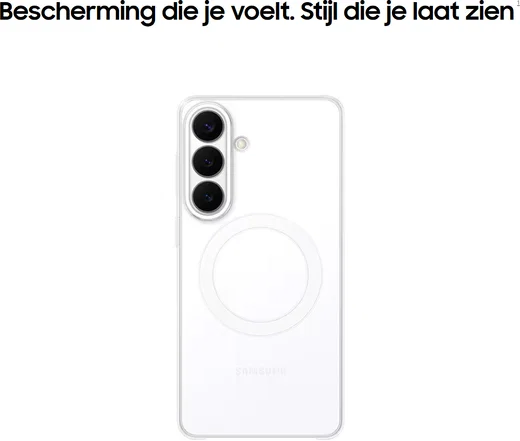 Origineel Samsung Galaxy S26 Plus Hoesje Clear Magnet Case Transparant afbeelding 3