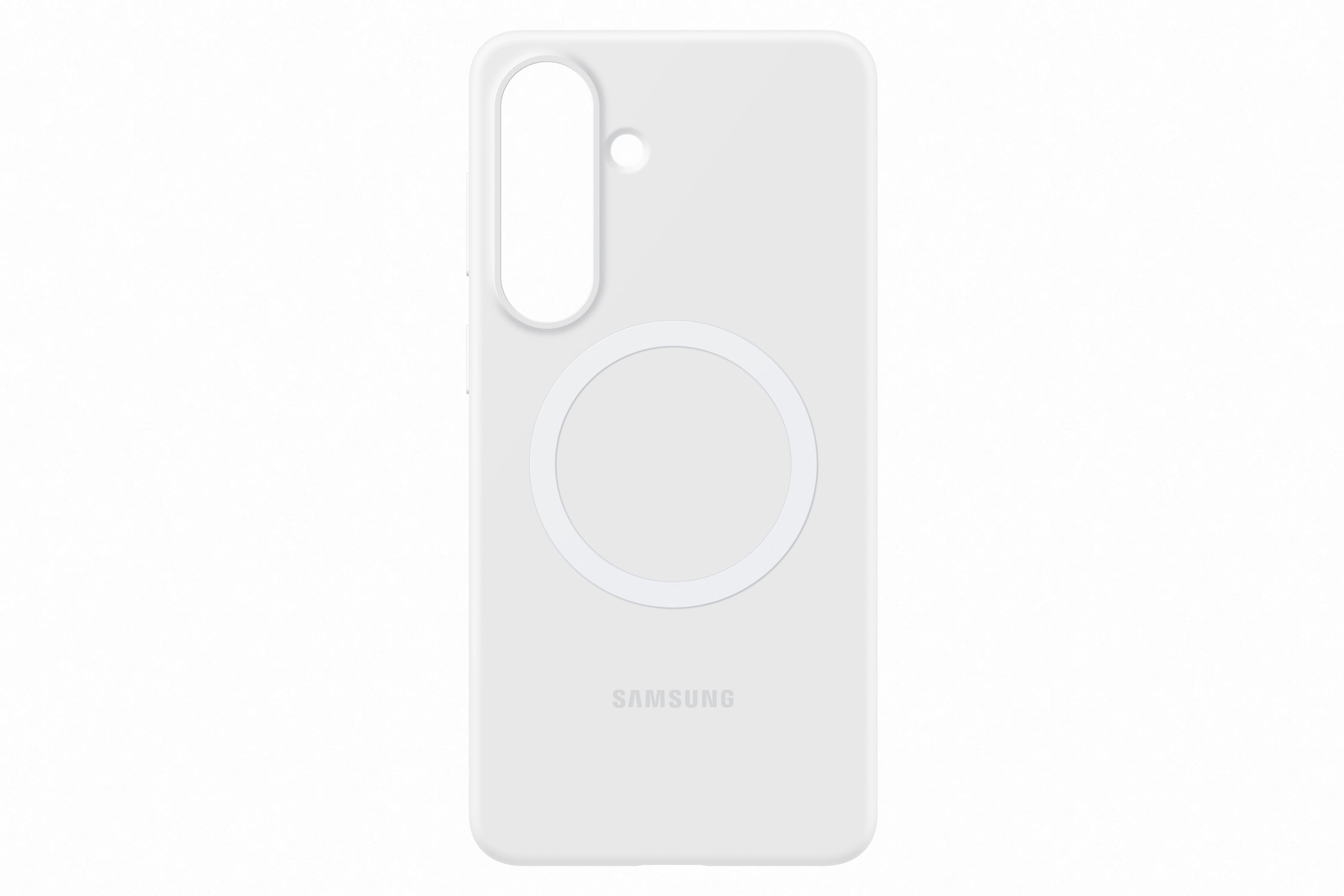 Origineel Samsung Galaxy S26 Plus Hoesje Siliconen Magnet Back Cover Wit afbeelding 4