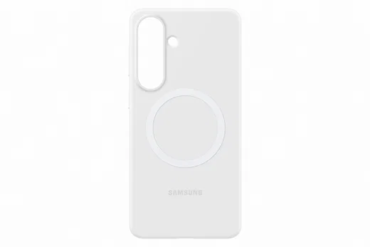 Origineel Samsung Galaxy S26 Plus Hoesje Siliconen Magnet Back Cover Wit afbeelding 4