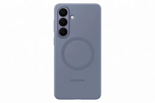 Origineel Samsung Galaxy S26 Plus Hoesje Siliconen Magnet Back Cover Paars afbeelding 4